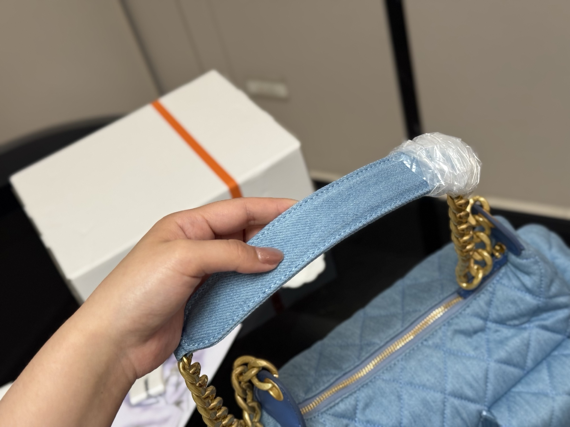 Chanel Denim Quilted Postman Bag, 30cm - Casual & Chic, Perfect for Everyday 4 i1751094911001 563 0 2