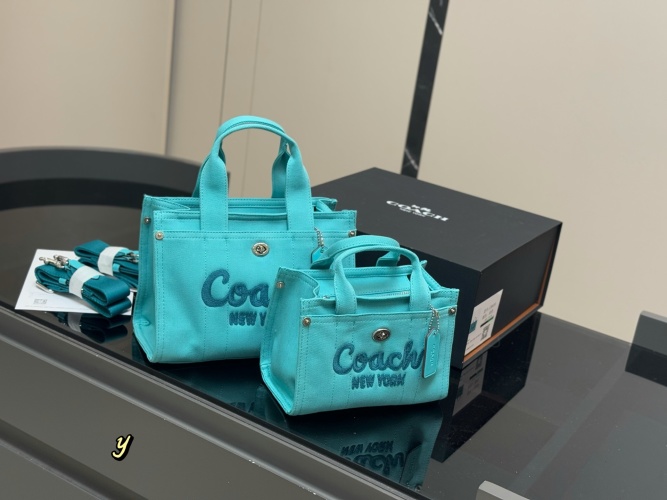 Coach Cargo Tote Bag Denim Canvas Handbag, Perfect for Daily Use 1 Coach Cargo Tote Bag Denim Canvas Handbag, Perfect for Daily Use