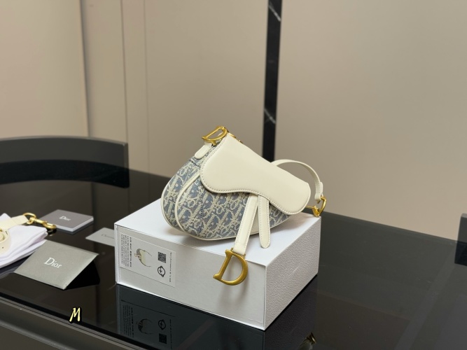 Dior Saddle Bag With Roman Strap, Iconic Design, Compact Size, Stylish 1 Dior Saddle Bag With Roman Strap, Iconic Design, Compact Size, Stylish