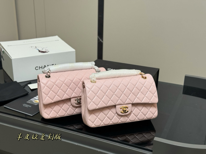 Chanel CF Lambskin Classic Flap Bag, 25cm - A Timeless Handbag 1 Chanel CF Lambskin Classic Flap Bag, 25cm - A Timeless Handbag