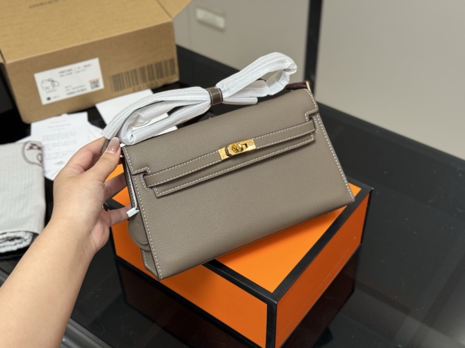 Hermes Kelly Underarm Bag First Layer Cowhide Leather Handbag, 25.14cm 1 Hermes Kelly Underarm Bag First Layer Cowhide Leather Handbag, 25.14cm
