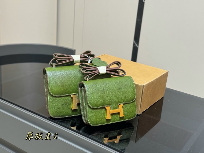 Hermes Constance Bag,Green Epsom Leather,Handmade Stitching Shoulder Bag 1 Hermes Constance Bag,Green Epsom Leather,Handmade Stitching Shoulder Bag