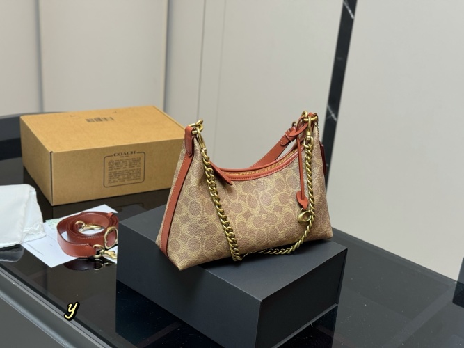 Coach Juliette Bag in Signature Canvas with Chain Strap,Stylish Shoulder Bag