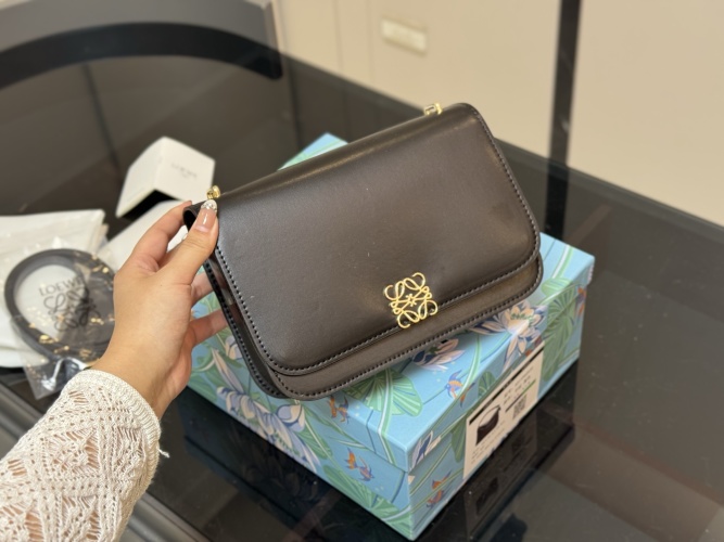 Loewe Gate Bag in Black Leather with Detachable Shoulder Strap 1 Loewe Gate Bag in Black Leather with Detachable Shoulder Strap