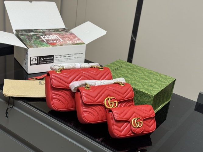 Gucci Marmont Sheepskin Leather Shoulder Bag, Multiple Sizes Available 1 Gucci Marmont Sheepskin Leather Shoulder Bag, Multiple Sizes Available