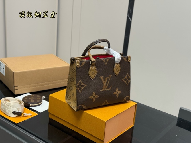 Louis Vuitton Onthego Mini Tote Bag Monogram Shoulder Handbag 1 Louis Vuitton Onthego Mini Tote Bag Monogram Shoulder Handbag