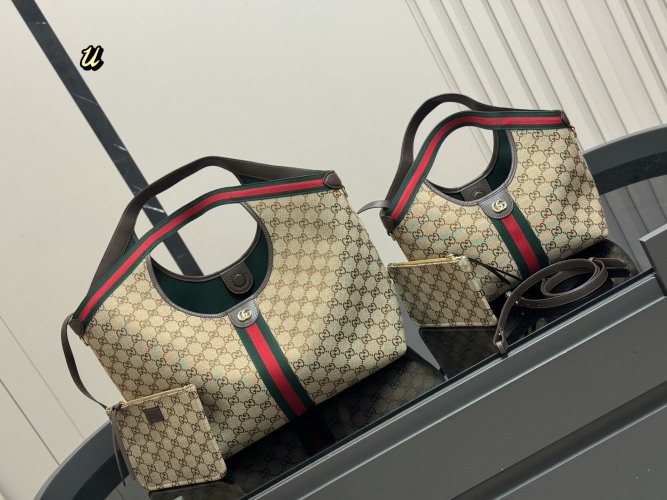 Gucci Ophidia Large Tote Bag GG Supreme Canvas with Pouch 1 Gucci Ophidia Large Tote Bag GG Supreme Canvas with Pouch