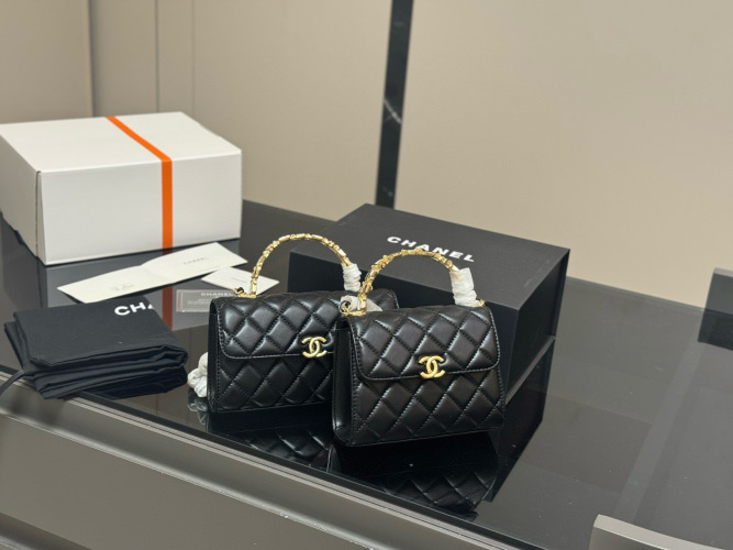 Chanel 23P Kelly Bag, 18cm & 15cm, Premium Leather - Iconic Design 1 Chanel 23P Kelly Bag, 18cm & 15cm, Premium Leather - Iconic Design