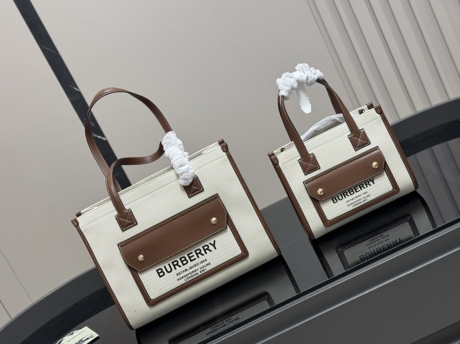 Burberry Freya Canvas Tote Bag: Retro-Chic Style for Everyday Elegance 1 Burberry Freya Canvas Tote Bag: Retro-Chic Style for Everyday Elegance