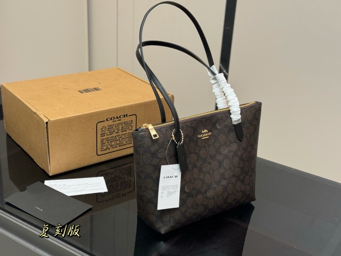 Coach Fiona Zip Tote - Compact Elegance for Everyday Use (25 x 21 cm) 1 Coach Fiona Zip Tote - Compact Elegance for Everyday Use (25 x 21 cm)