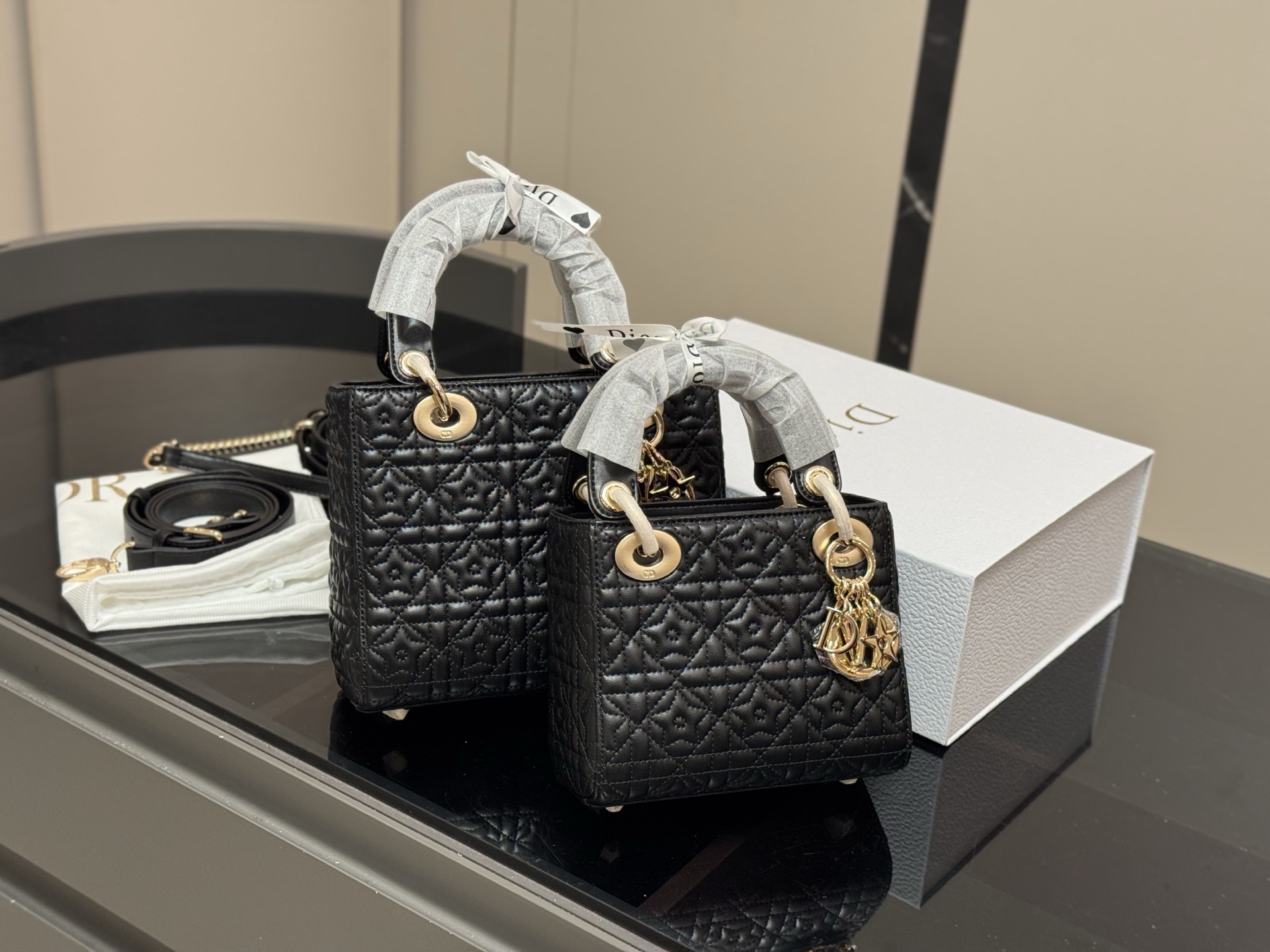 Dior Lady Dior Star Bag - Iconic Elegance in Classic Black