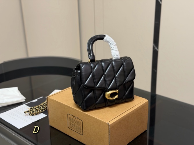 Coach Tabby Top Handle Black Nappa Leather Satchel Bag 1 Coach Tabby Top Handle Black Nappa Leather Satchel Bag