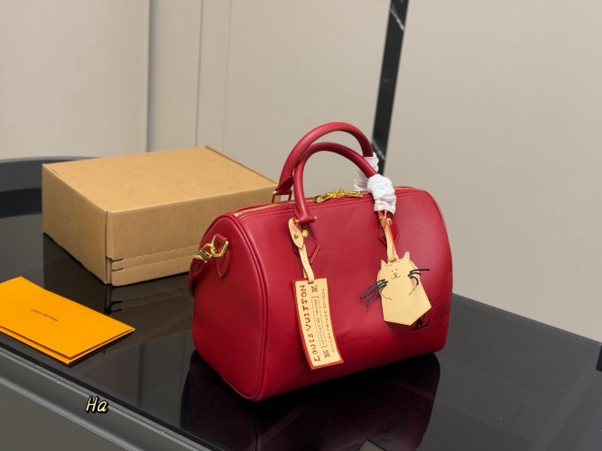 Louis Vuitton Keepall Red Leather Pillow Bag 30cm, Perfect Gift for Him or Her 1 Louis Vuitton Keepall Red Leather Pillow Bag 30cm, Perfect Gift for Him or Her