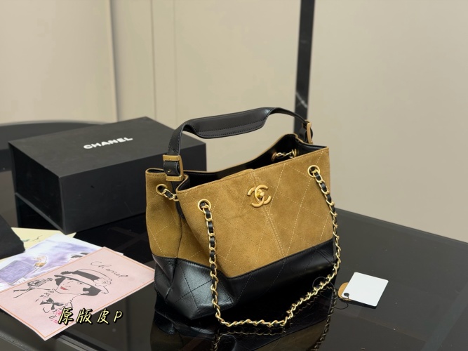 Chanel 25a Suede Tote Bag,Mellard Color Series, Handmade, Relaxed Style 1 Chanel 25a Suede Tote Bag,Mellard Color Series, Handmade, Relaxed Style