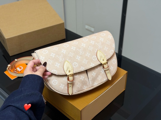 Louis Vuitton x Grace Coddington Collaboration Saddle Bag, 30x20 cm