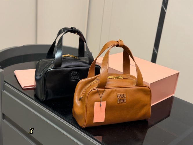 Miu Miu Bowling/Briefcase Bag: Sweet and Functional Style 1 Miu Miu Bowling/Briefcase Bag: Sweet and Functional Style