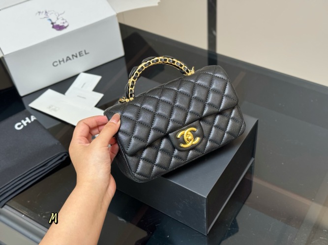 Chanel Mini CF Handle: Chic & Compact Classic Flap Bag 1 Chanel Mini CF Handle: Chic & Compact Classic Flap Bag