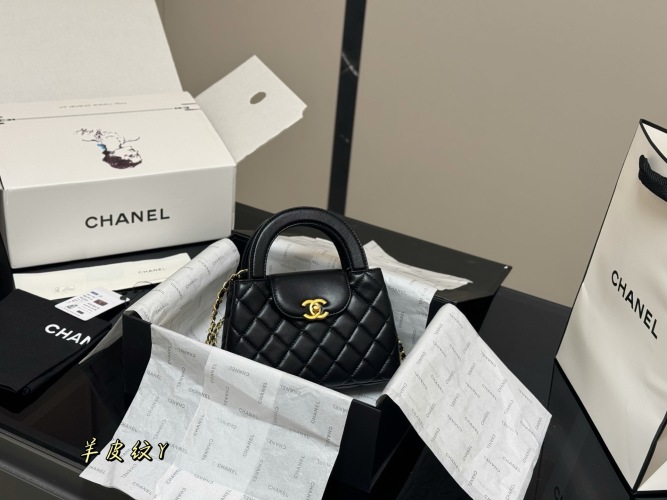 Chanel 23k Kelly Lambskin Top Handle Bag, 20*12cm 1 Chanel 23k Kelly Lambskin Top Handle Bag, 20*12cm