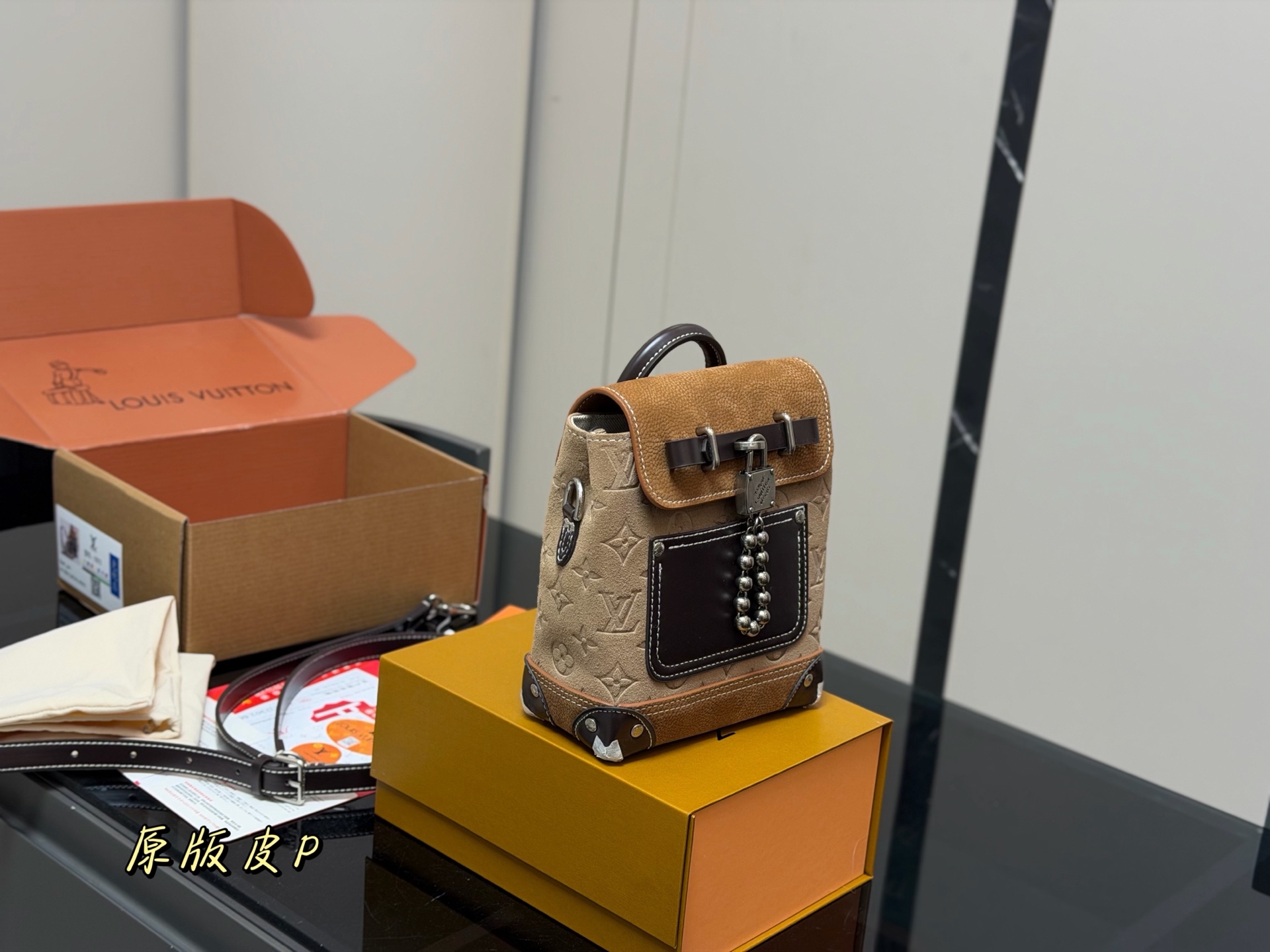 ¥503 With Folding Box And Airplane Case | | Size: 20 16cm | Lv Show Style Nano Backpack | Restrained Deep Tasty | This Versatile Classic Handbag | Is Still Very Popular In Modern Times