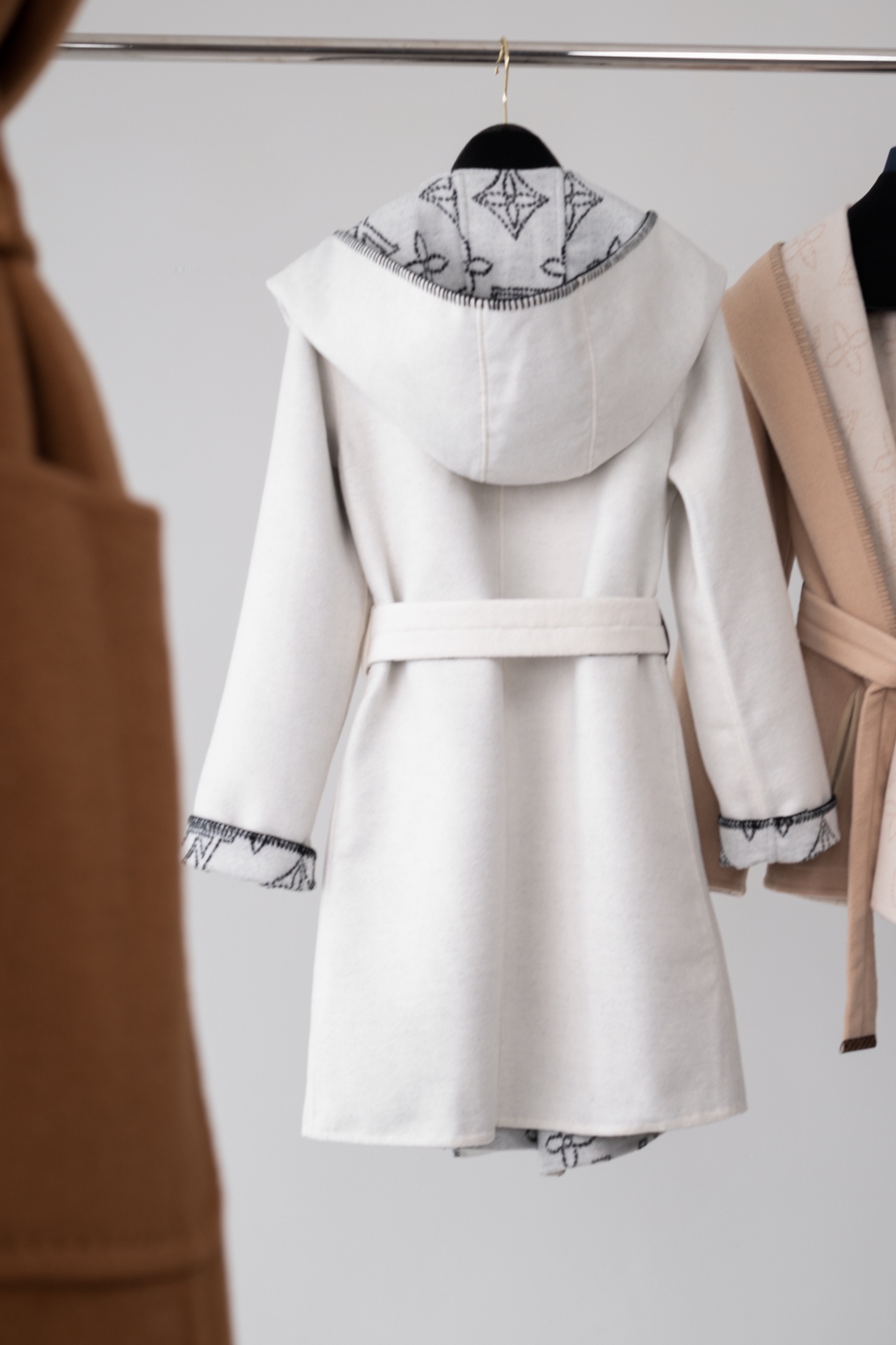 Monogram Wool-Silk Blend Wrap Coat - Classic & Elegant Winter Essential 3 i1724344401 5100 6