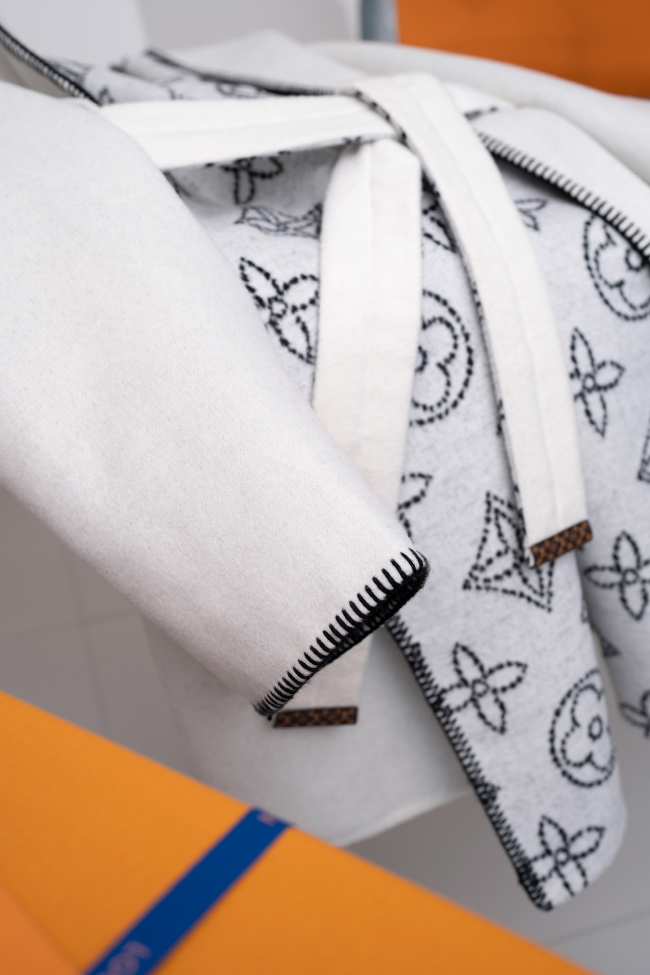 Monogram Wool-Silk Blend Wrap Coat - Classic & Elegant Winter Essential 5 i1724344401 6335 1