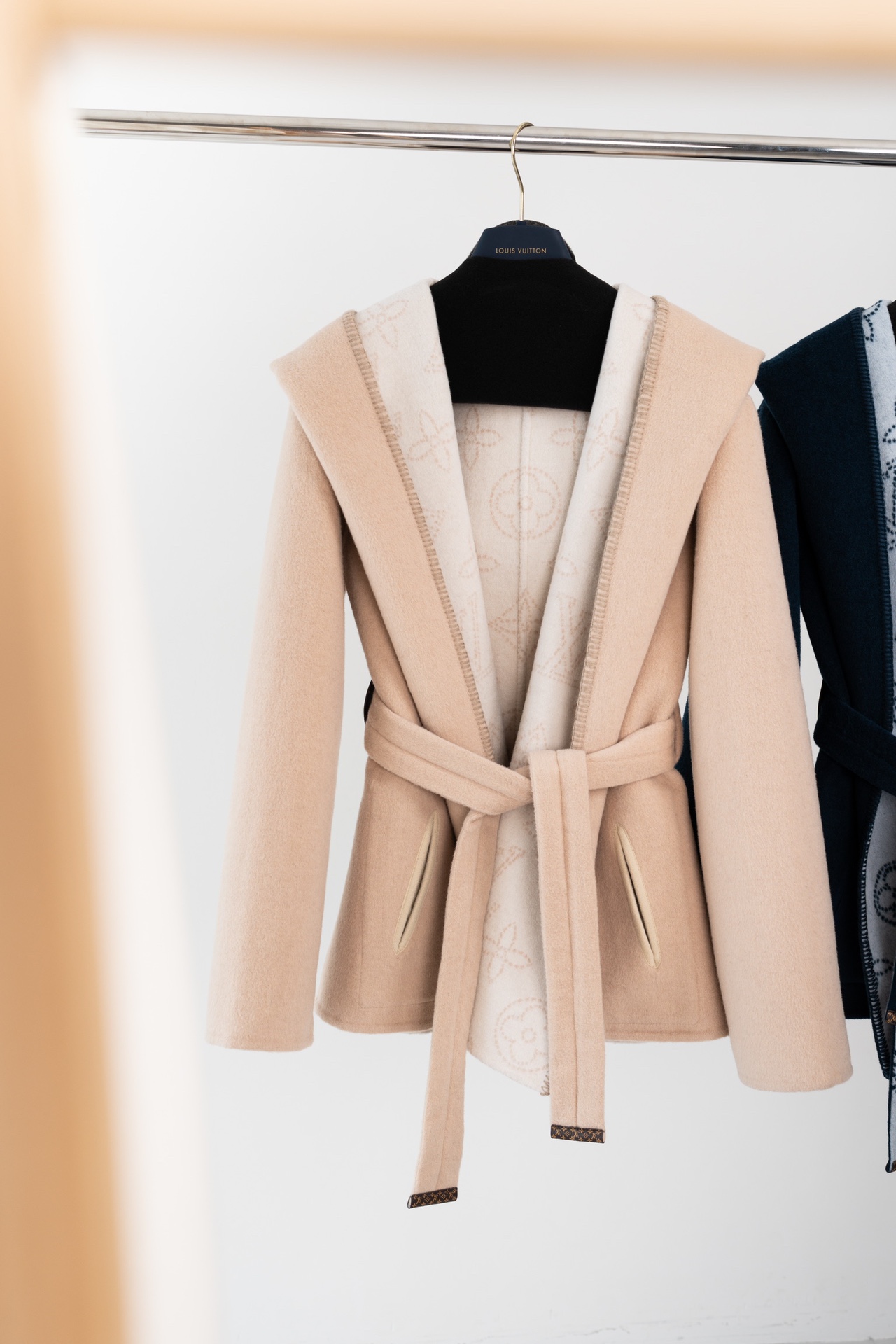 Classic Monogram Wool Coat – Timeless Elegance & Luxurious Warmth