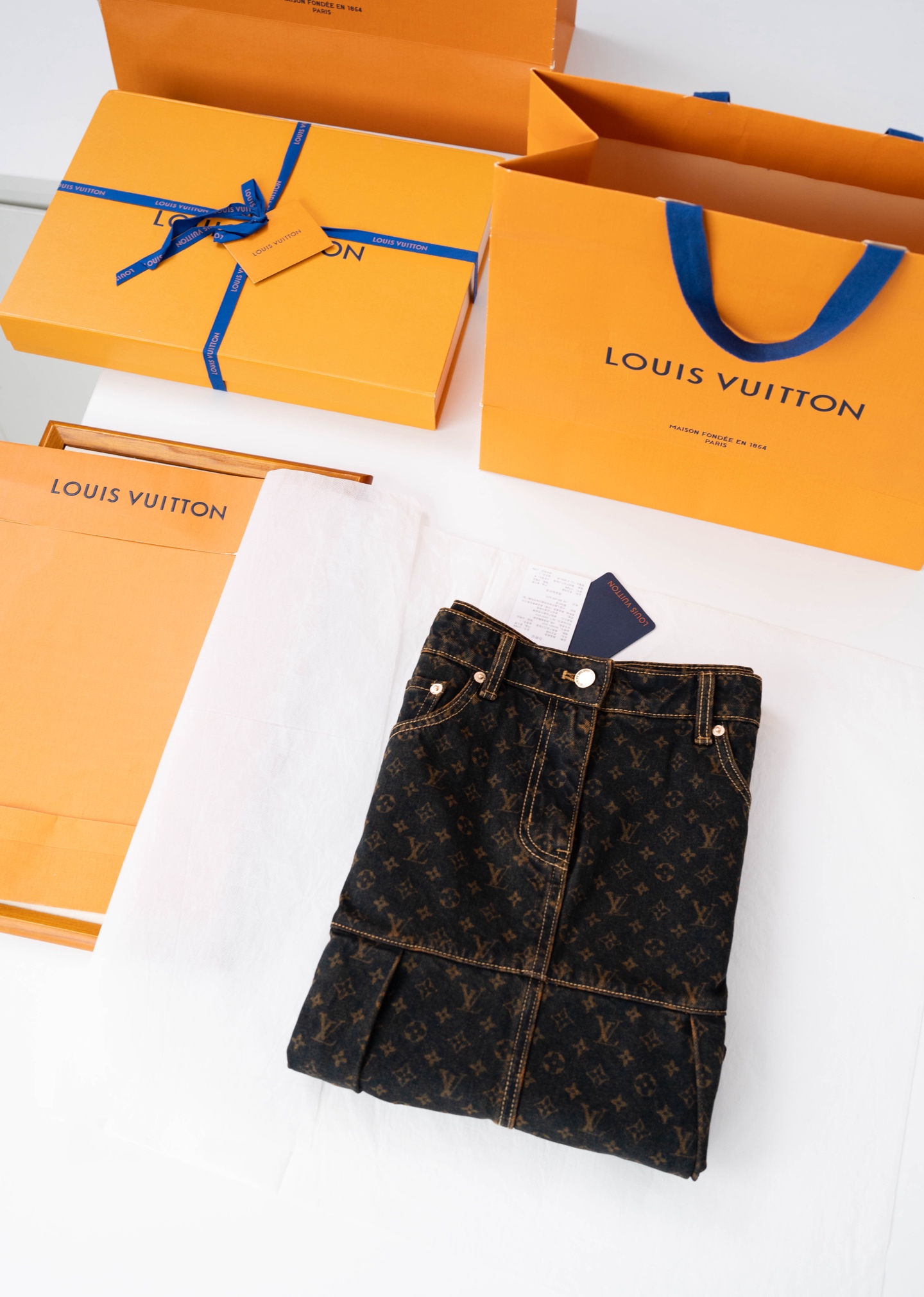 Юбка женская Louis Vuitton Monogram