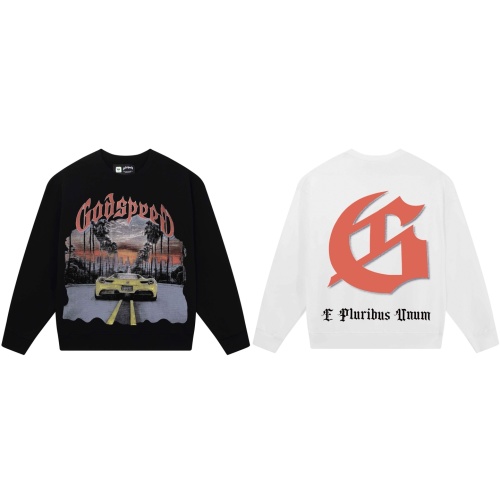 Godspeed American High Street Skeleton Print Crew Neck Long Sleeve Cotton Sweatshirt 1 Godspeed American High Street Skeleton Print Crew Neck Long Sleeve Cotton Sweatshirt