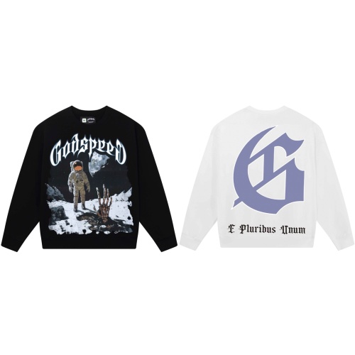 Godspeed American High Street Skeleton Crewneck Sweatshirt for Men and Women