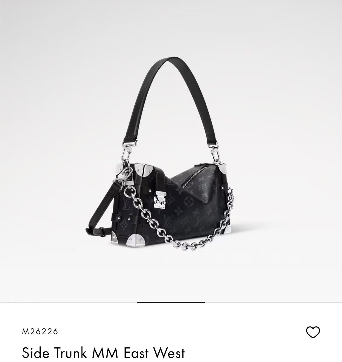 💰950【MB特级原厂 163c芯片】
Side Trunk系列
型号：M26226
材料：A级全钢五金，进口原厂面料
包装：全套原厂免税MB包装
尺寸：15x7x28cm  
P029095