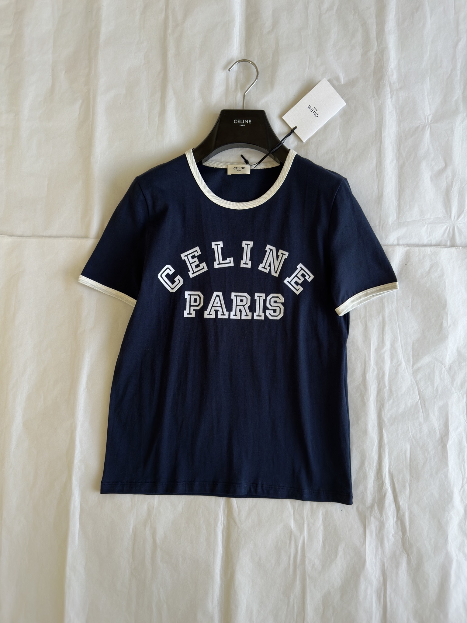 Celine Clothing T-Shirt Spring/Summer Collection Short Sleeve