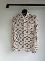 Louis Vuitton Clothing Shirts & Blouses Printing Silk Spring Collection