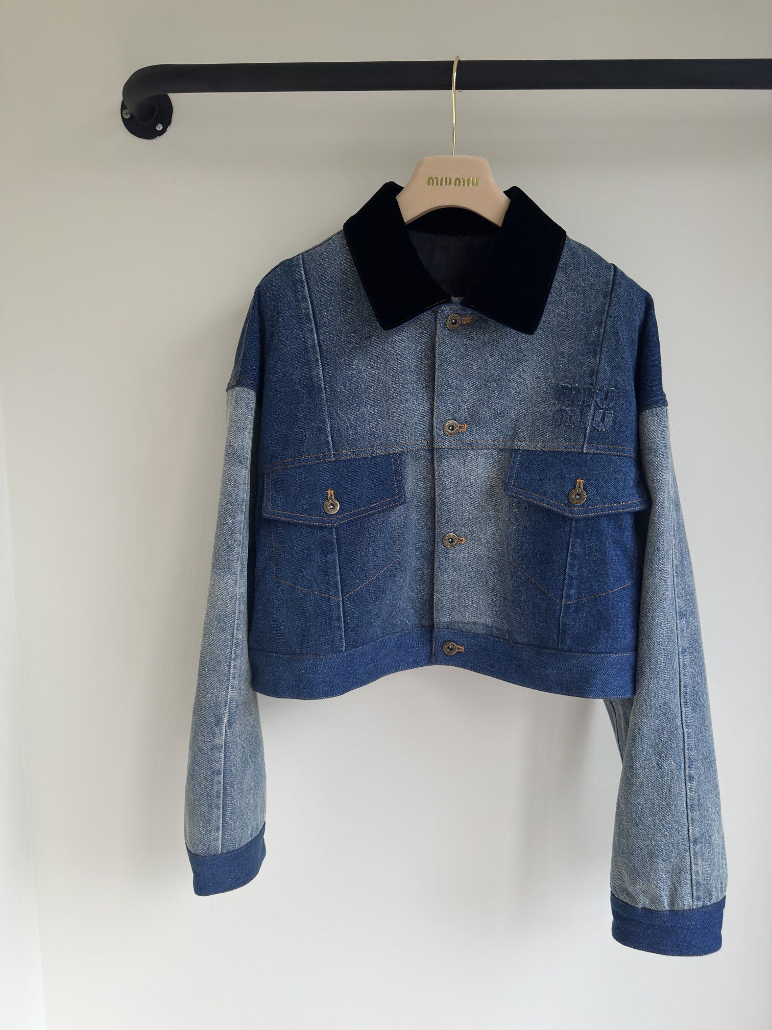 MiuMiu Clothing Coats & Jackets Splicing Spring/Summer Collection