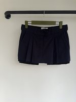 MiuMiu Clothing Skirts Blue Dark Spring/Summer Collection
