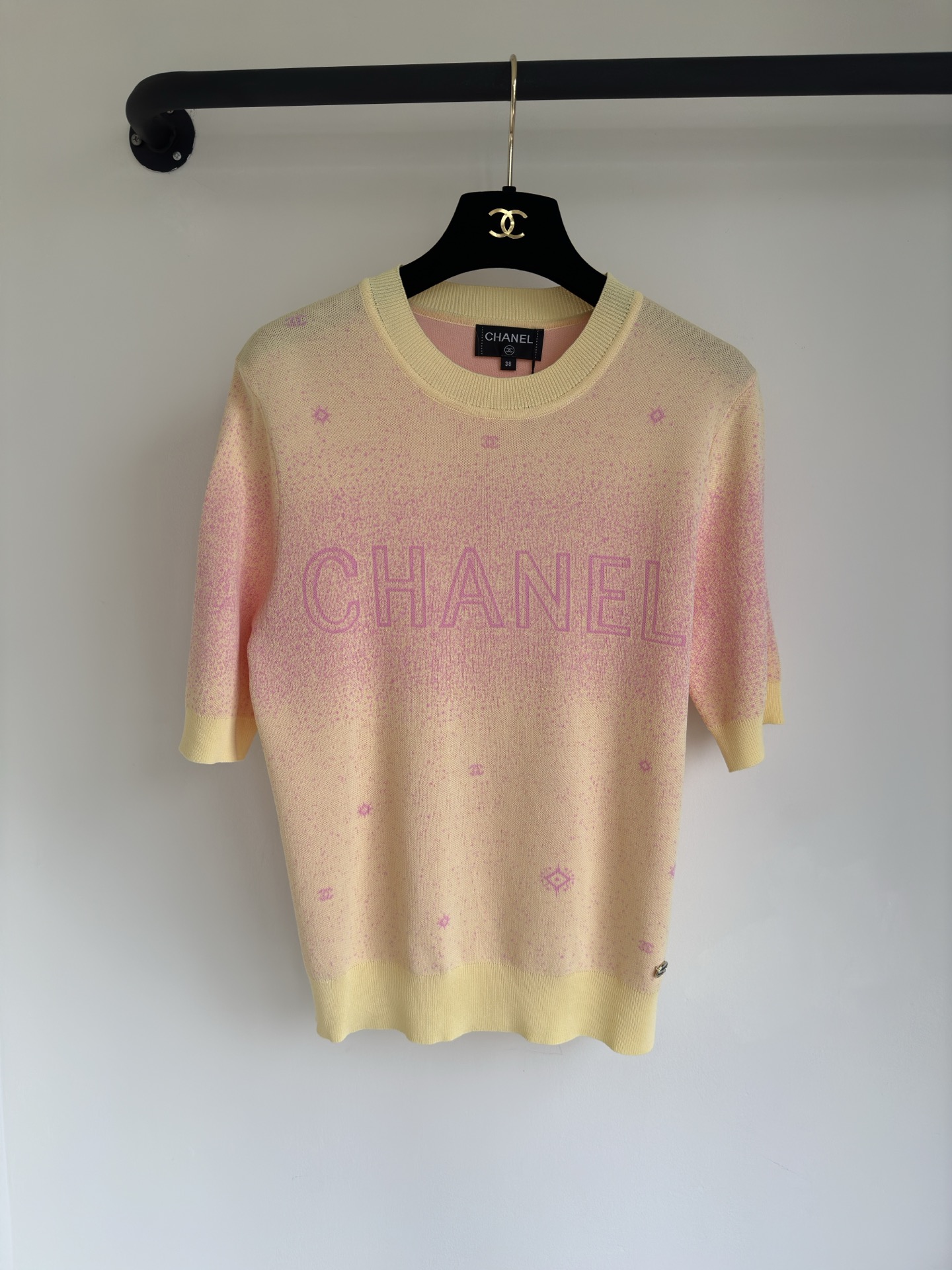 Chanel Ropa Camisas y blusas Rosa Amarillo Bordado Tejido Colección primavera – verano Fashion