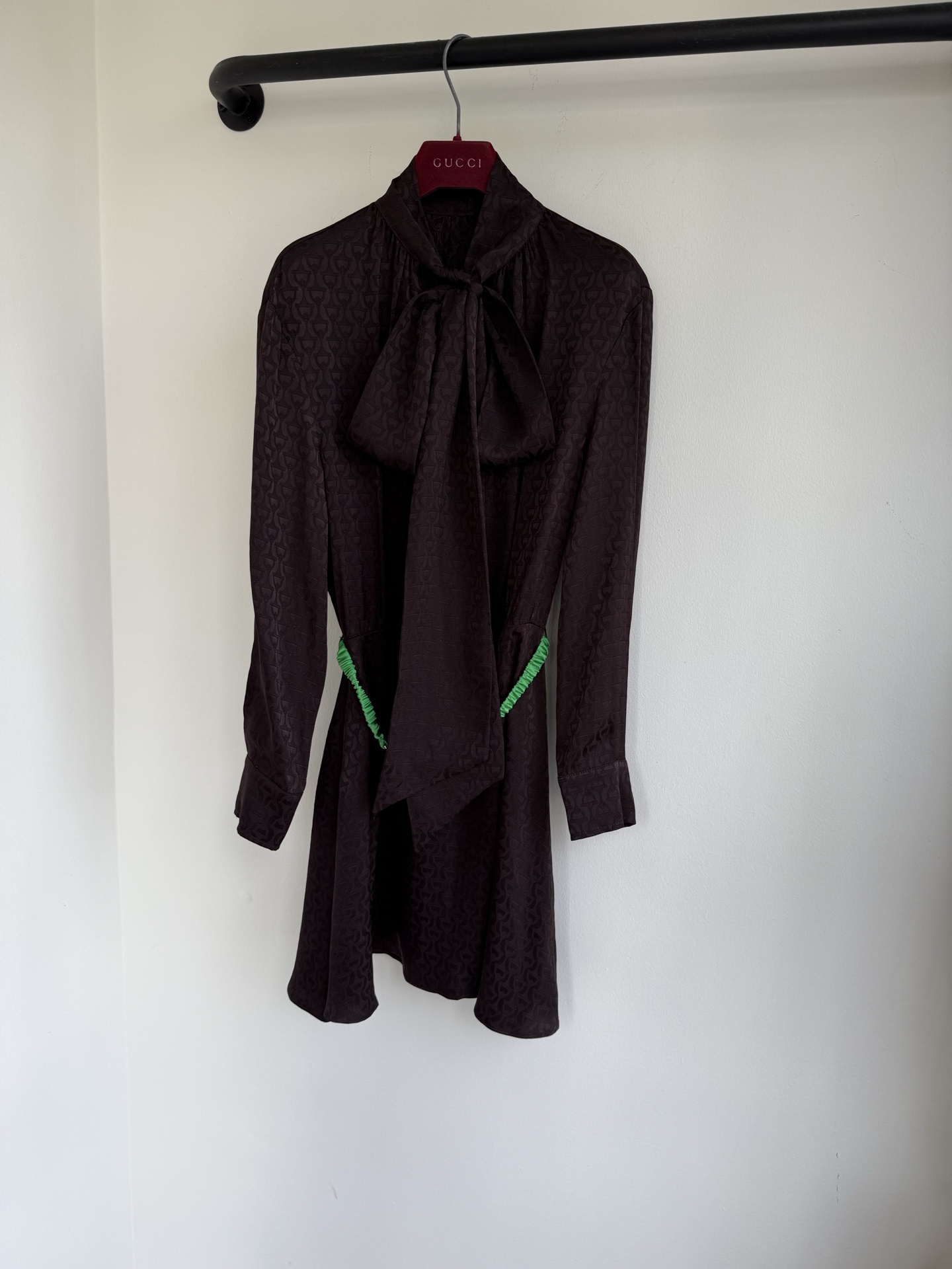 🛍️ GG26 🔆 🎀 👗 🎉 · · (Maria Grazia Chiuri) 36/38/40 Novità Manica lungaCintura