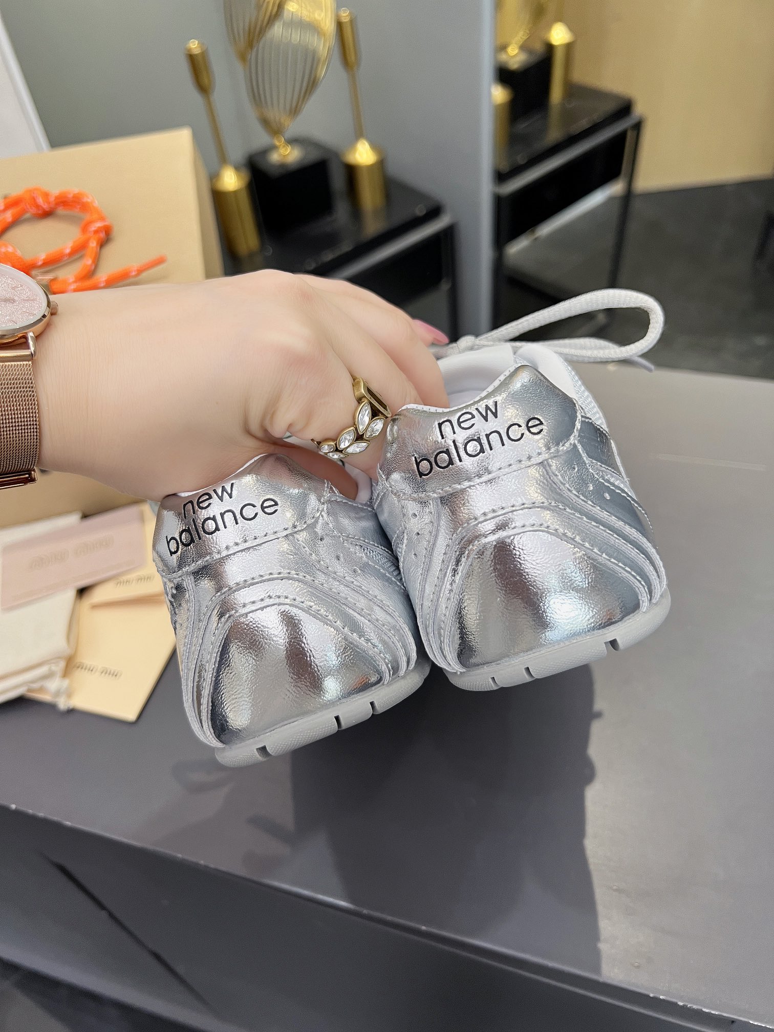 Miu Miu x New Balance 530 Silver Sneakers - Limited Edition Collaboration 7 i1719367646 5213 3