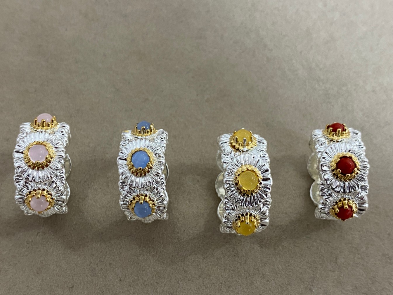 NO:104464,Buchelati Daisy Gem Ring, Buchela, ring19860909布契拉提雏菊宝石戒指,布契拉,ring,Jewelry