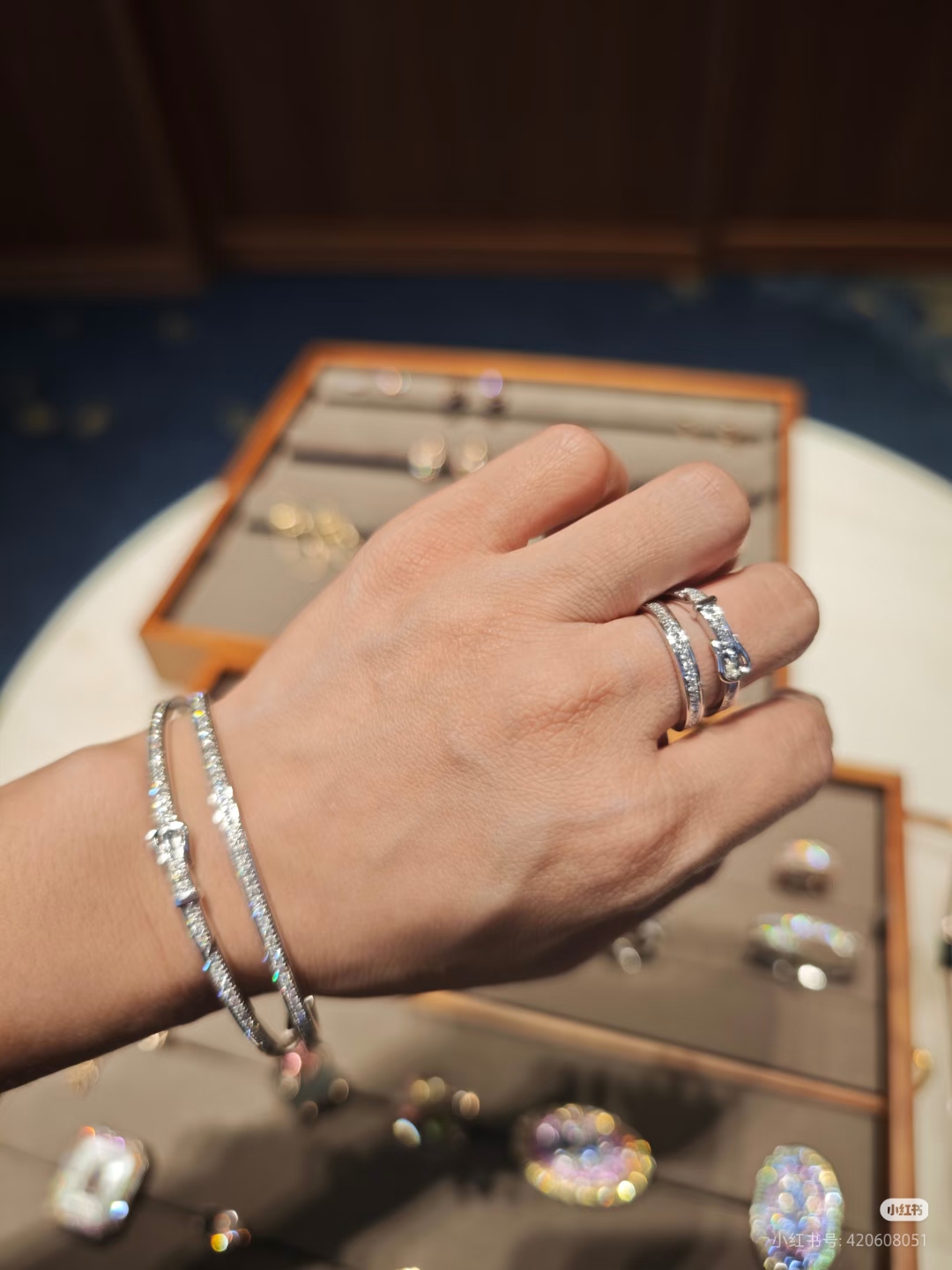 ¥118 爱马仕双层手镯