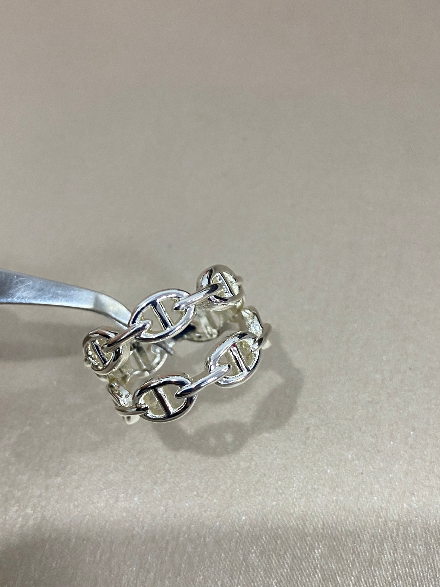Hermès 爱马仕双圈猪鼻子戒指 三色678码