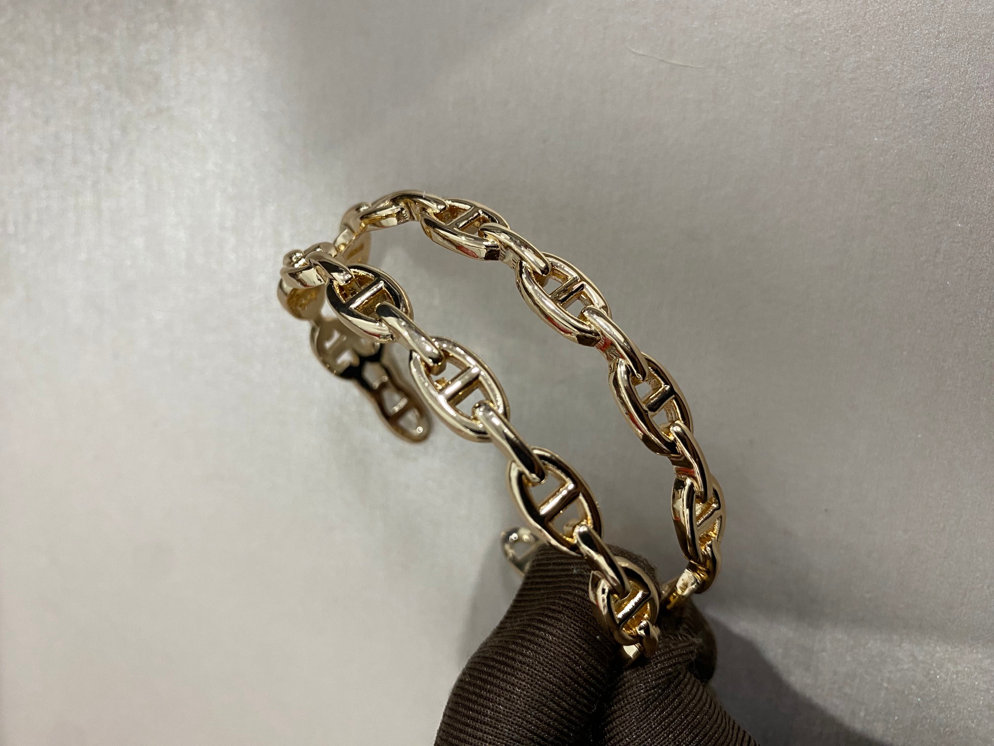 Hermès 爱马仕新款双圈开口猪鼻子手镯三色