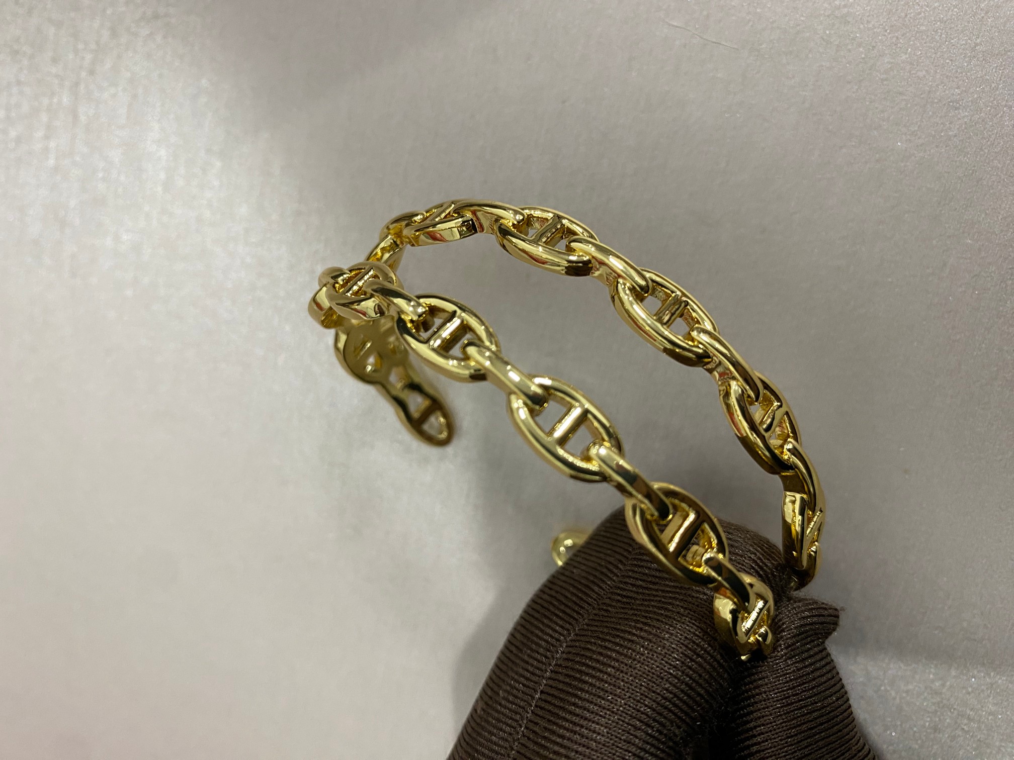 Hermès 爱马仕新款双圈开口猪鼻子手镯三色