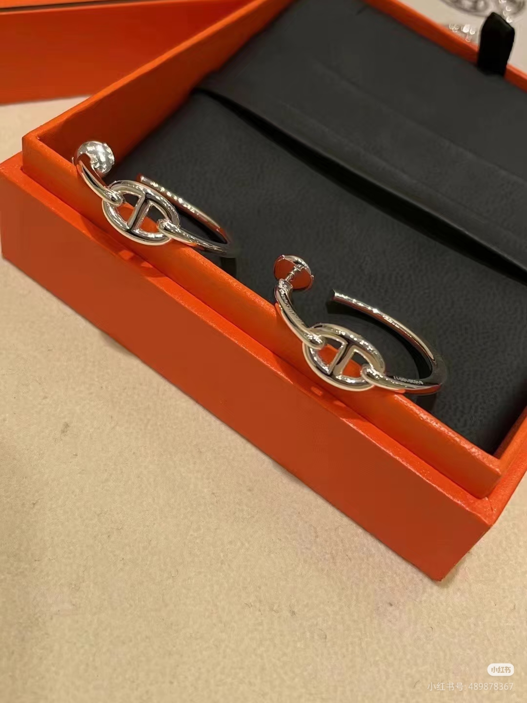 Hermès 爱马仕猪鼻子耳环三色