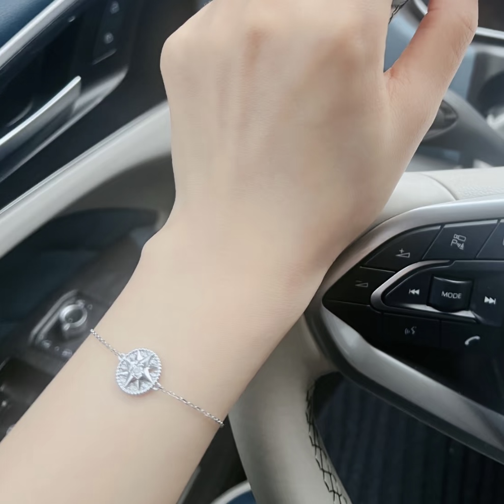 
A6130 👑D家  双面 满钻款 罗盘 手链 复刻 奢侈 💎 高端925纯银微镶💥💥女神必备👸👸现货