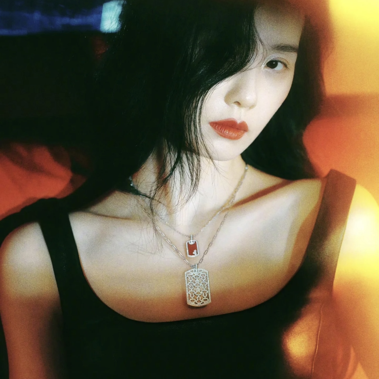 A6706 👑麒麟 新款 高端珠宝 葫芦 满钻 无事牌 楼空项链 ✨✨女神女神同款 🔥葫芦寓意有福禄[奸