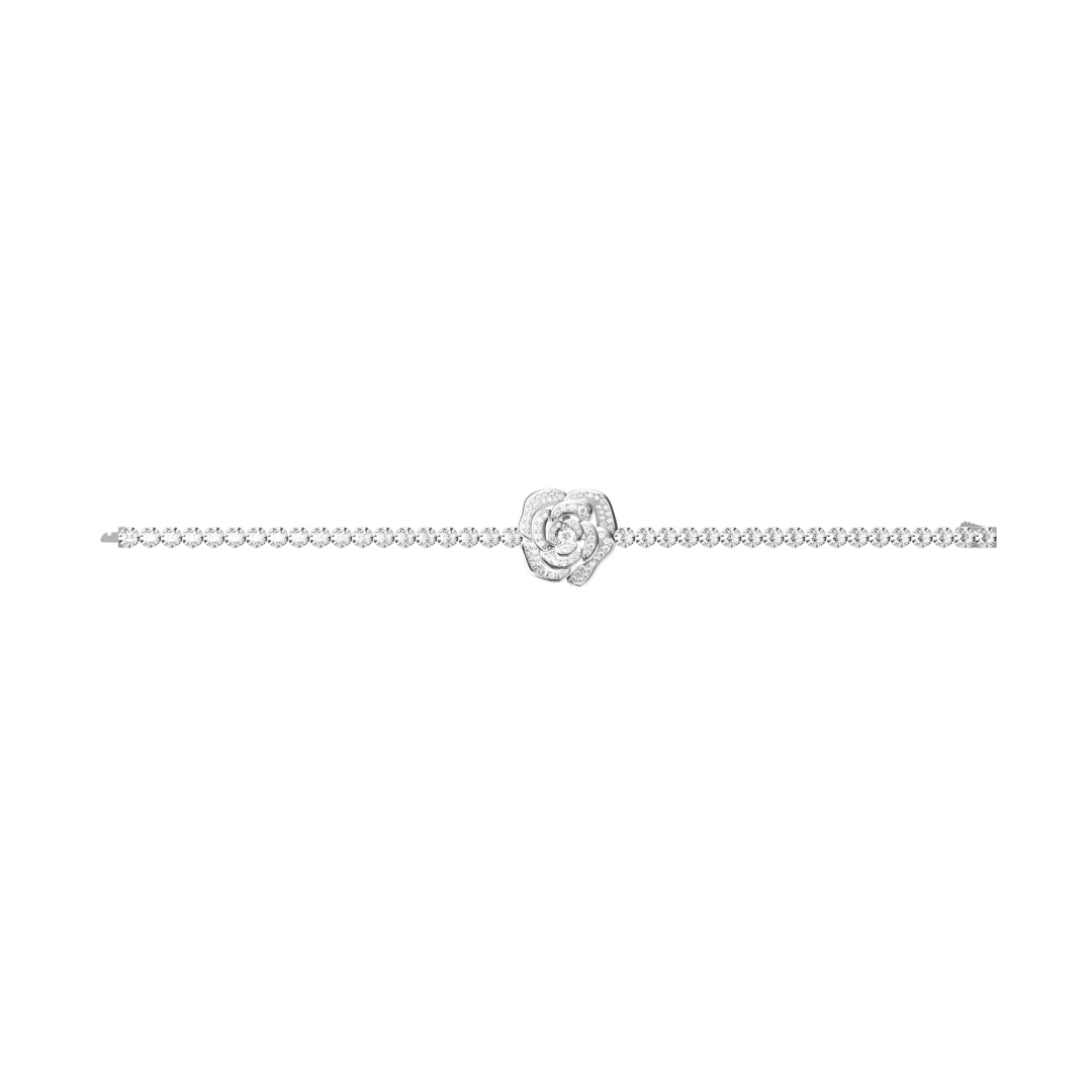 Hermès A6738 新款 高奢新品 满钻山茶花 排钻手链 通体S925纯银镶嵌厚金材质 非常非常非常的精美