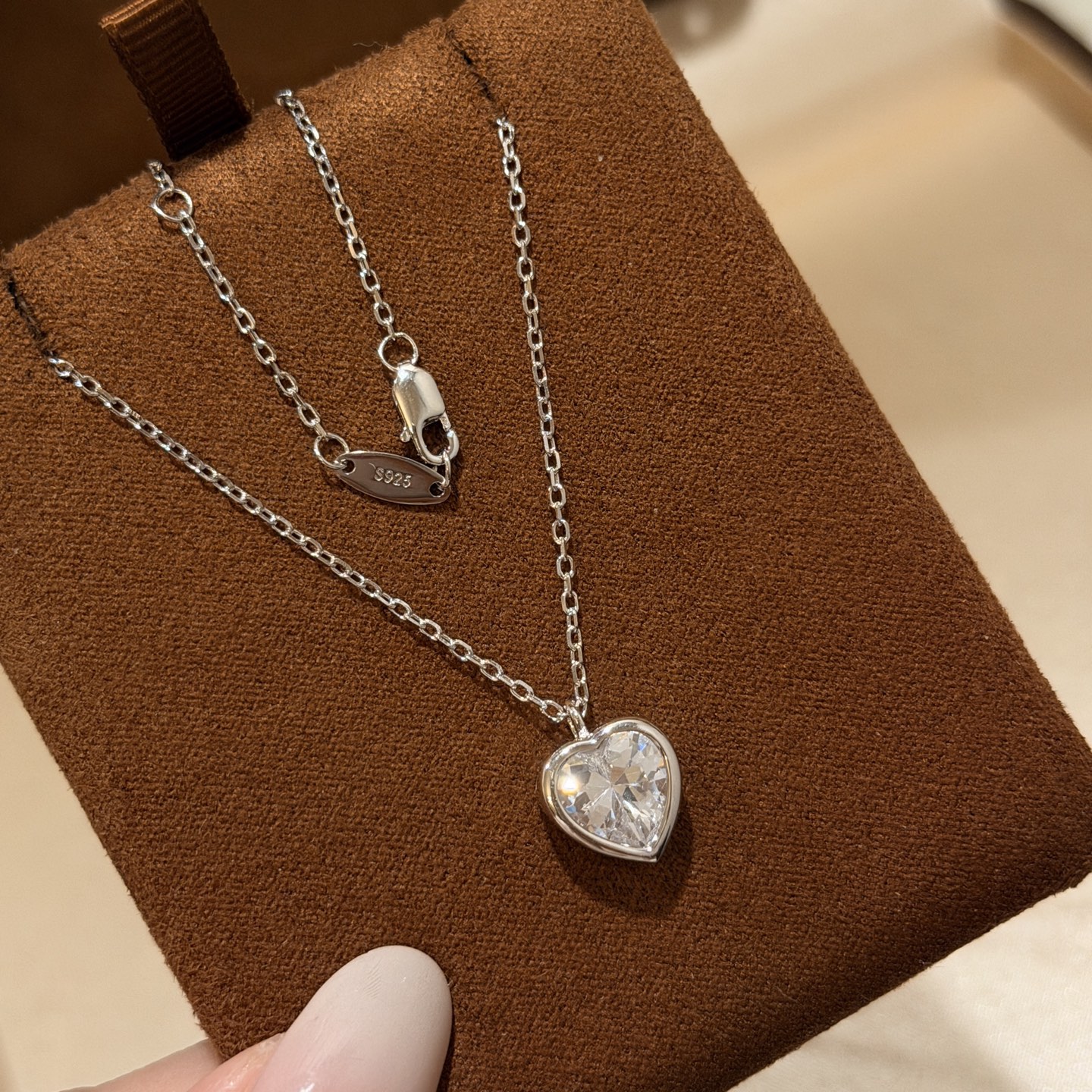 Hermès 永远闪亮 永远富有 铂金色 纯银项链