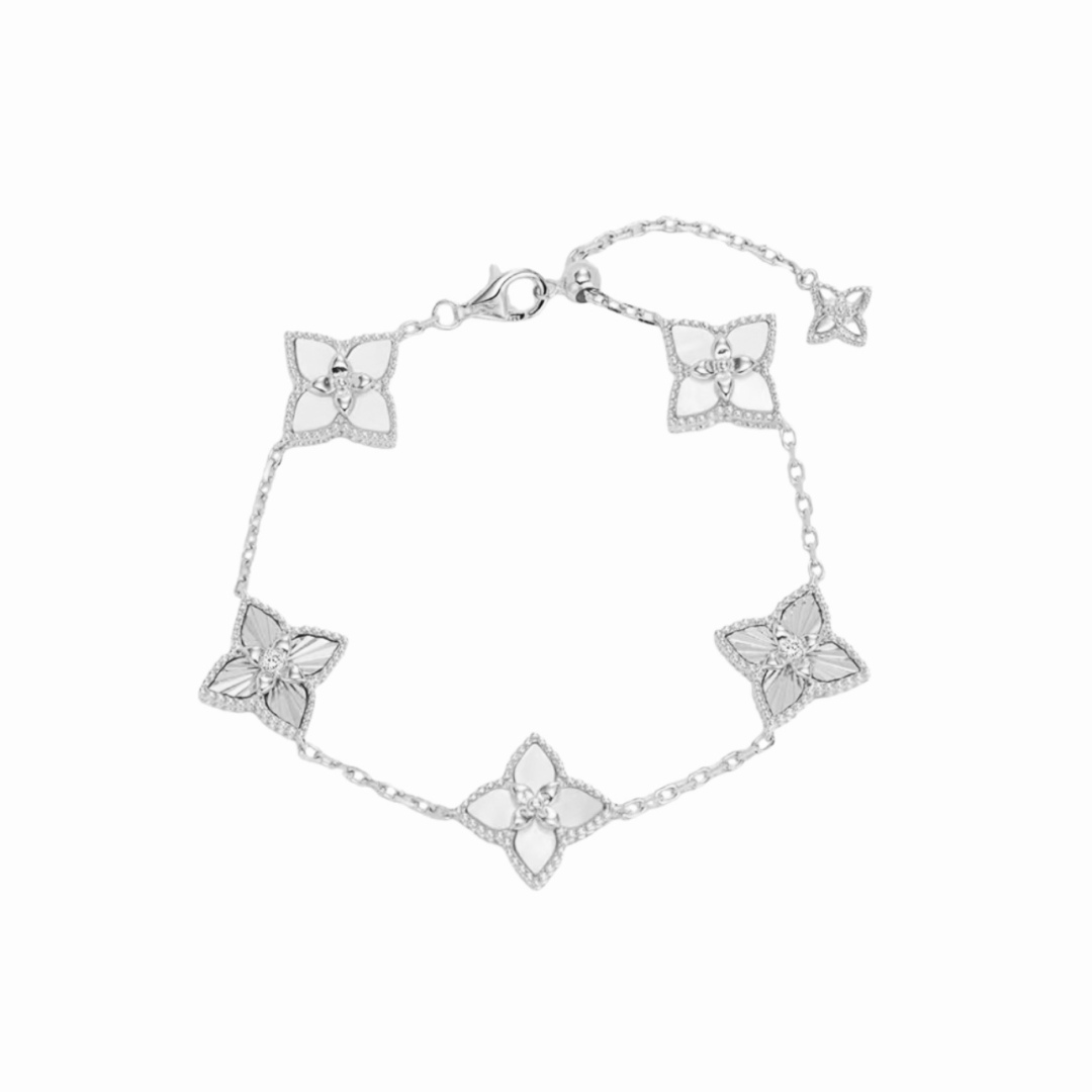 Hermès 新款 布契风 镂空 五花 四叶草