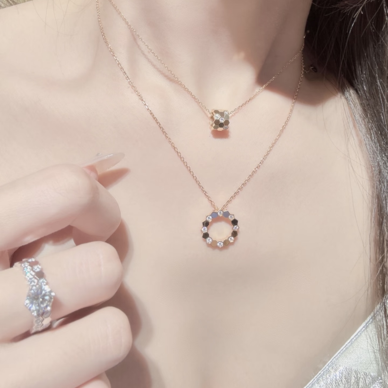 Chanel Haute Joaillerie Fine Jewelry Earrings Necklace Ring Ref 5