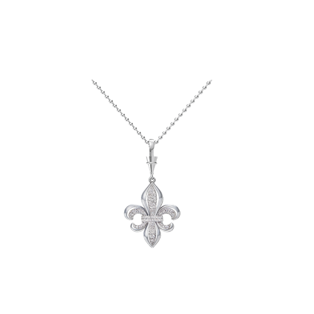 Chrome Hearts A7463 独立设计师 火爆新款 克罗心元素 船锚 满钻 拉丝 项链 是一个体现 潮流 个性 通体精选进口925纯银材质